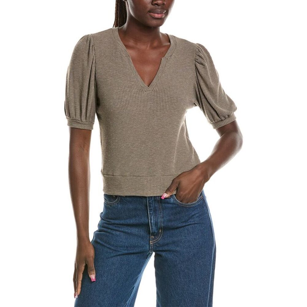 Michael Stars Womens Quinn Semi Fitted Top